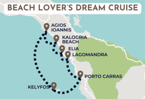 Beach Lover's Dream Cruise Map
