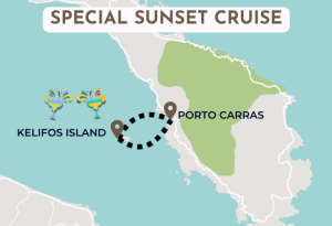 Special Sunset Cruise Halkidiki map
