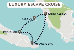 luxury escape cruise map